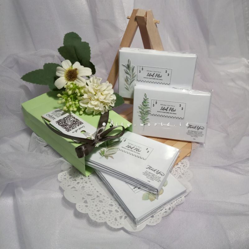 

[LILY] Isi 8 + 4 (bonus) Amplop Hari Raya Aestetic Simple Amplop THR Lebaran Putih Amplop Floral