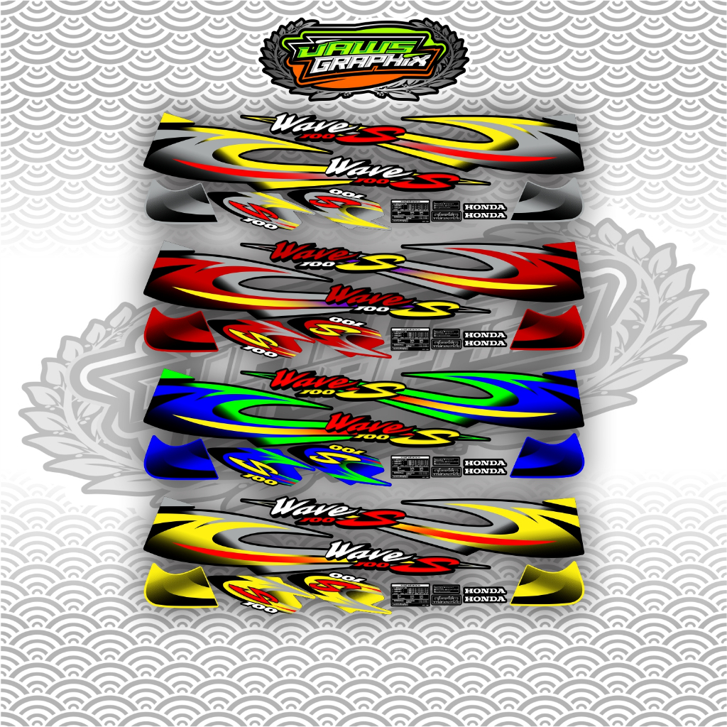 STRIPING SUPRA X 110 wave 110 s 2001