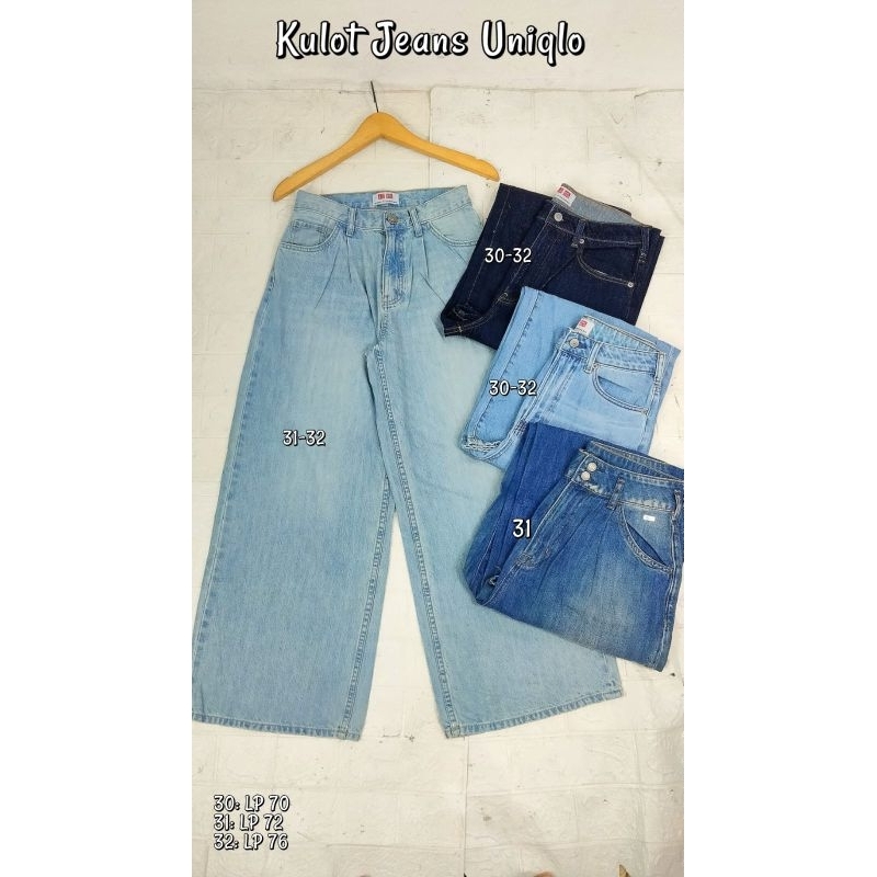 Jeans kulot Uniqlo
