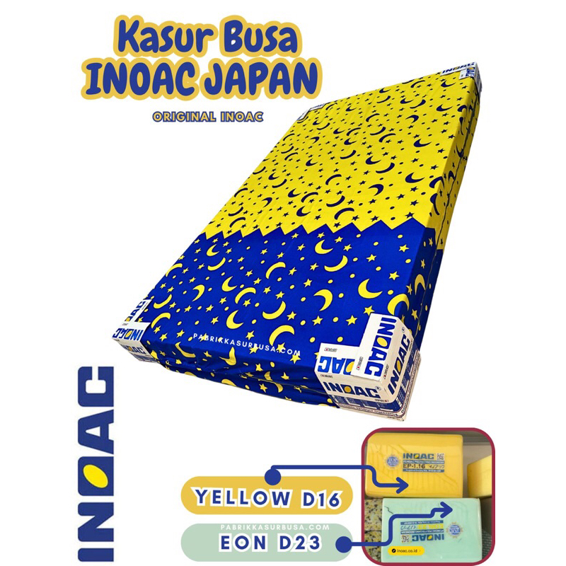 Kasur Busa INOAC 100x200x15 Original Tebal 15cm GARANSI 15 Tahun D 16 Ukuran 200, 180, 160, 140, 120, 100, 90cm