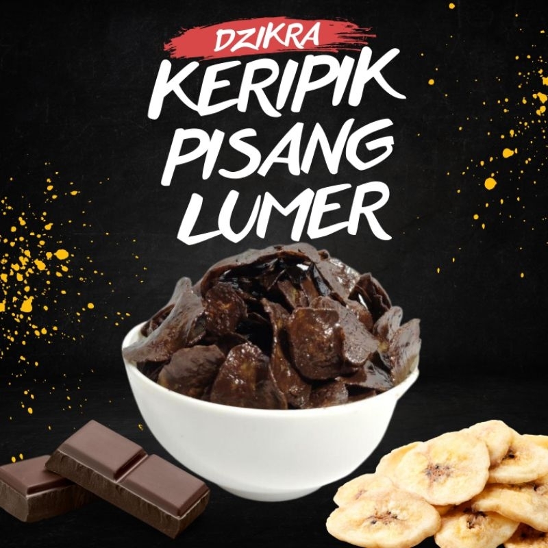 

Dzikra Snack - Makanan ringan keripik pisang lumer coklat gurih manis renyah