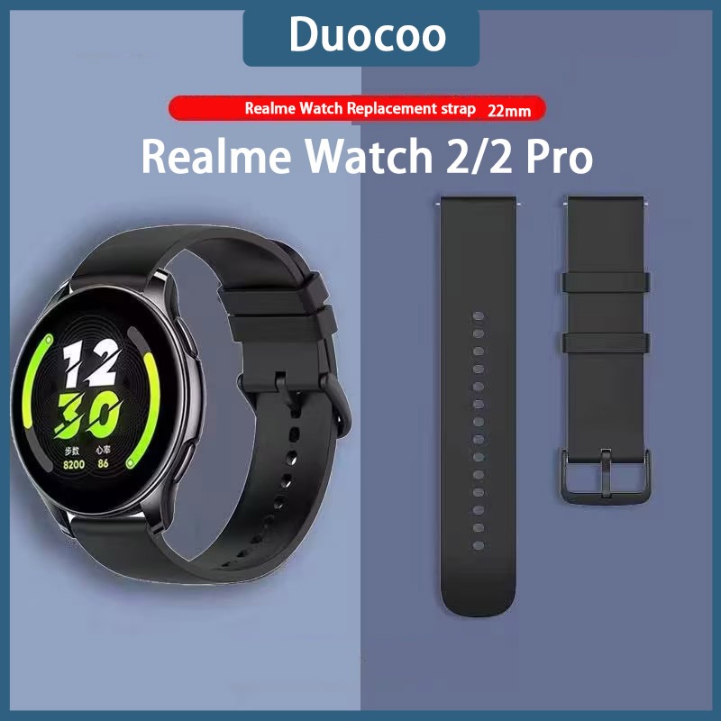 Silikon Strap Smartwatch 22mm for Realme Watch 2 Realme Watch 2 Pro