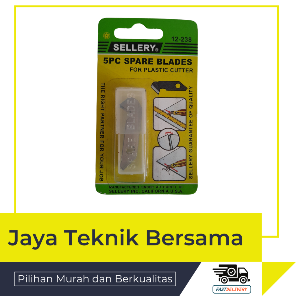 

SELLERY Refill Cutter Acrylic 5 Pcs / Isi Pisau Potong Akrilik