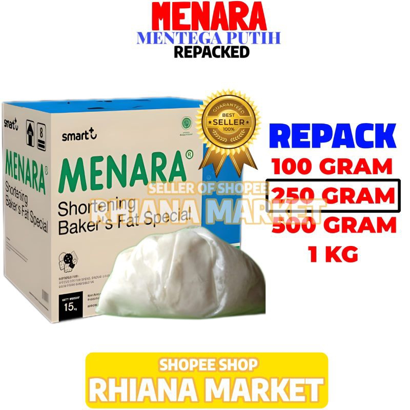 

Mentega Putih Menara 250gr Repack