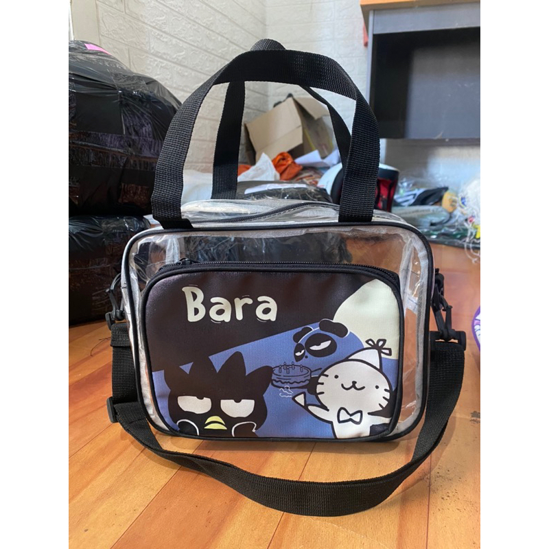 Tas resleting mika kantong depan / Tas mika custome