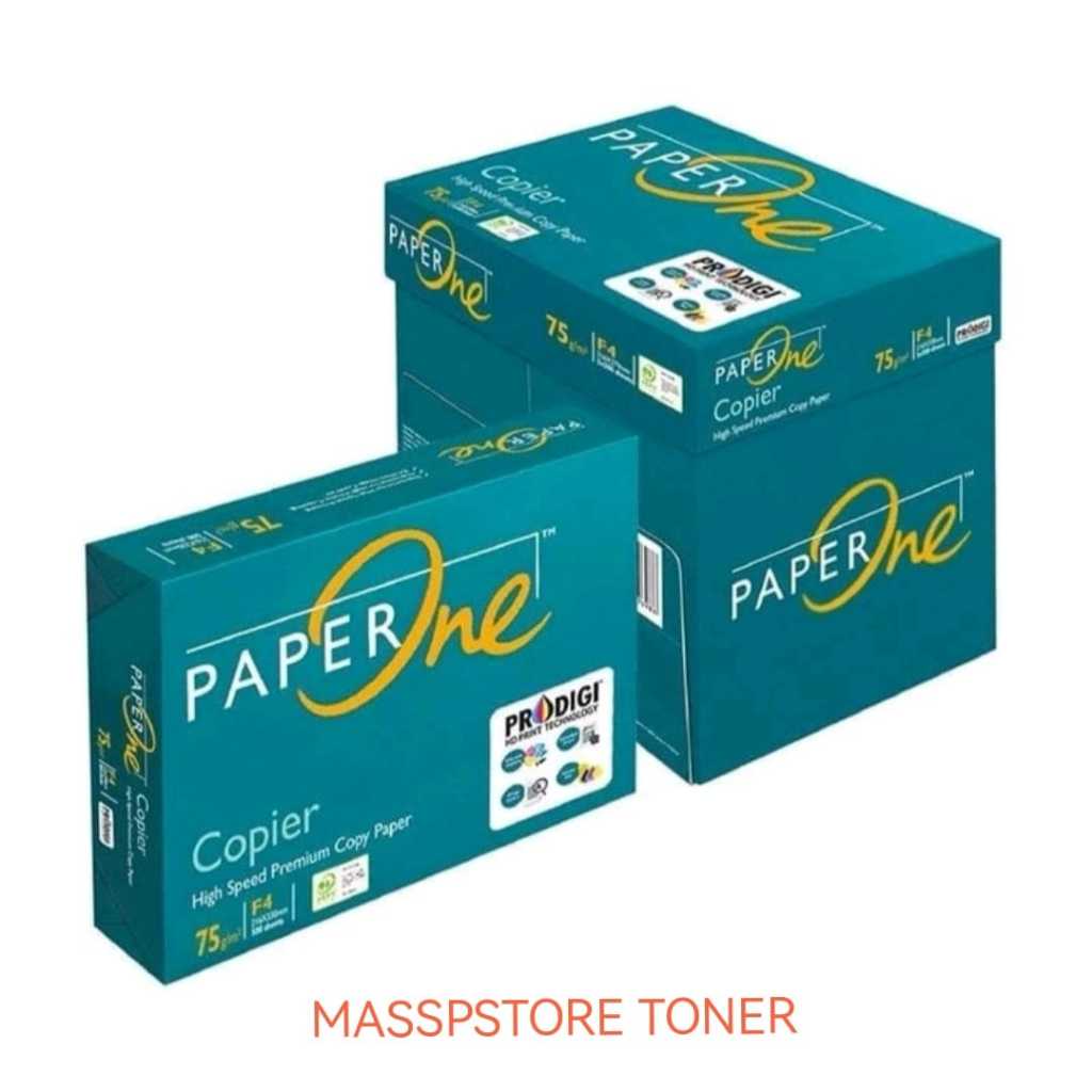 

Kertas Hvs F4 75 gram Paper one 1 rim Copier Hight speed premium parodigi