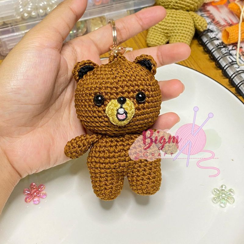 Boneka GOMDO LEE AMIGURUMI SERIE NCT DOLL | Boneka Rajut Gomdo Lee | Gantungan kunci Lee Gomdo Rajut