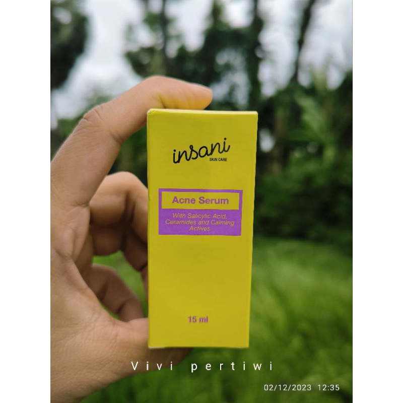 Serum Insani Skincare-Acne Serum-Serum Acne Insaniskincare-Insani Cosmetik-BBC Wajah Hitam Berjerawa