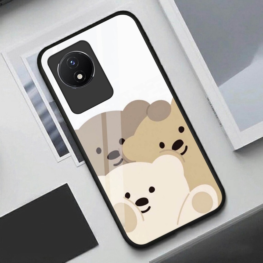 Case Vivo Y02 Y02T - Softcase - Casing terbaru - Softcase kaca Vivo Y02 Y02T (GC65)