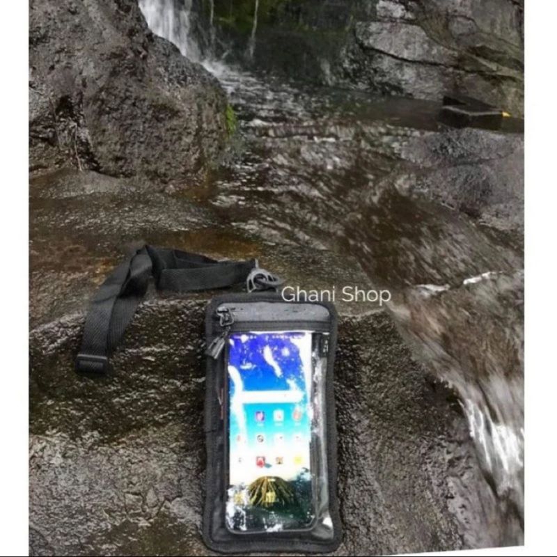 Sako gantung leher-dompet hp pvs( Mika)hanging wallet bahan bimo