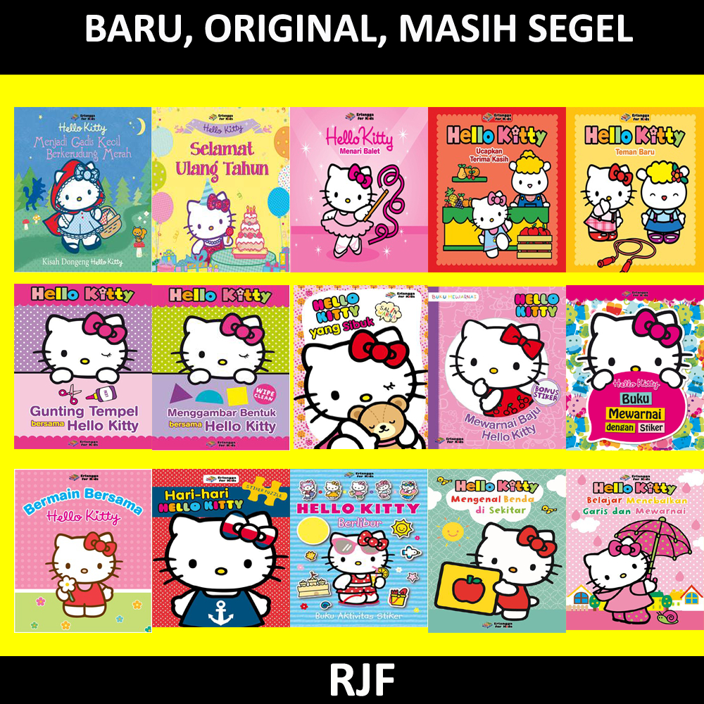 CERITA BERGAMBAR & AKTIVITAS SERI HELLO KITTY : MENJADI GADIS KECIL BERKERUDUNG MERAH, SELAMAT ULANG