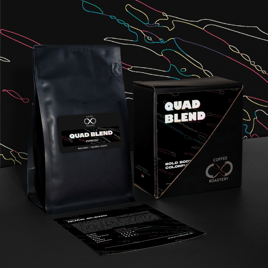 

QUAD Blend - Espresso Coffee Blend 1000 gr
