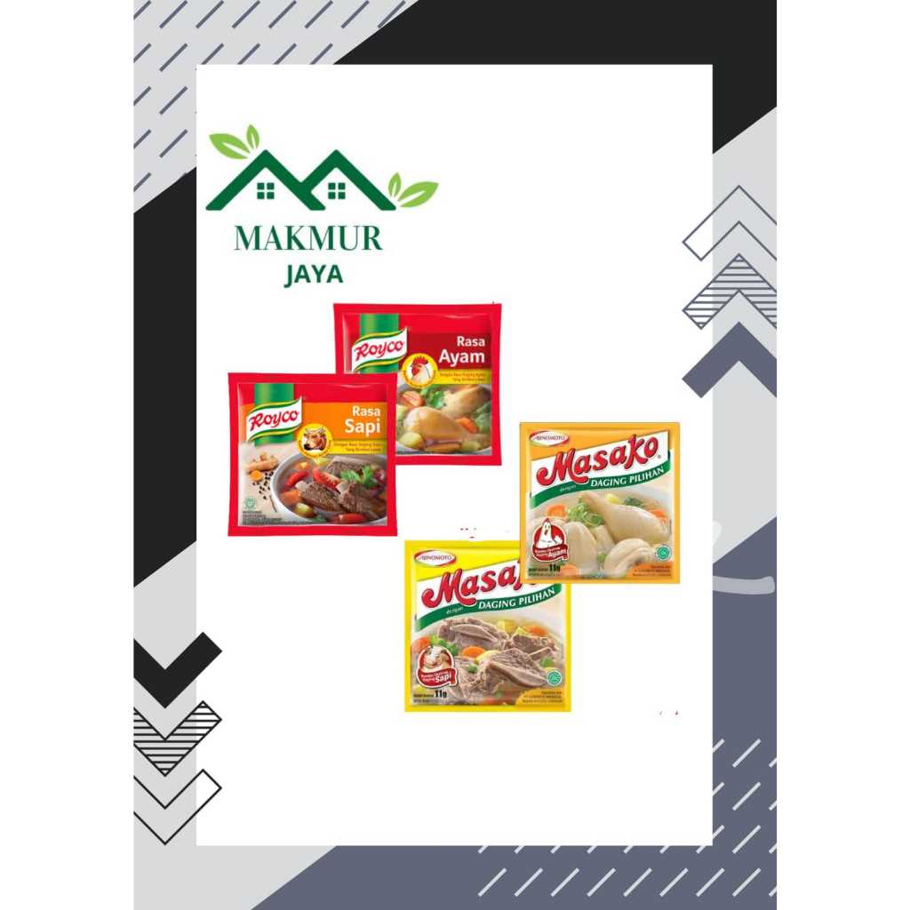 

Royco Masako Ayam Sapi Renceng Isi 12 Pcs