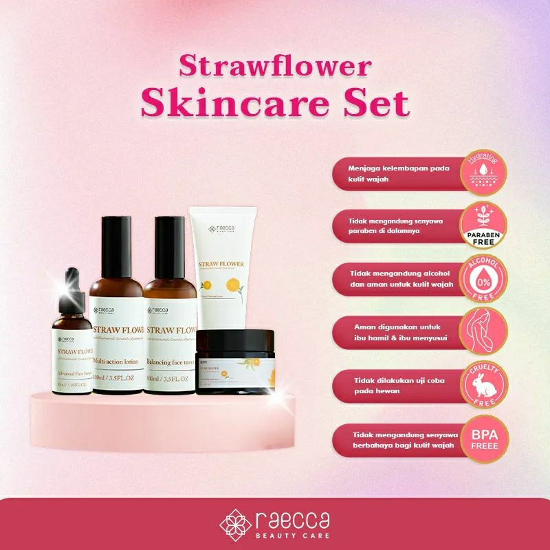 RAECCA STRAWFLOWER SKINCARE SET 5 IN 1