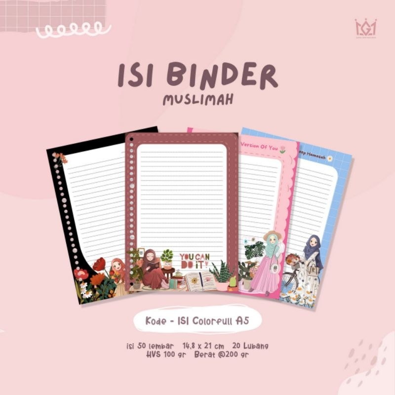 

ISI BINDER / STIKER BINDER / KERTAS SAVING CHALLENGE UNYU MUSLIMAH