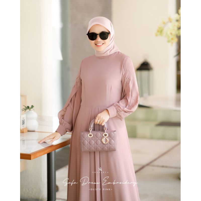 SAFA DRESS EMBROIDERY (dress saja) BY SHARAREA