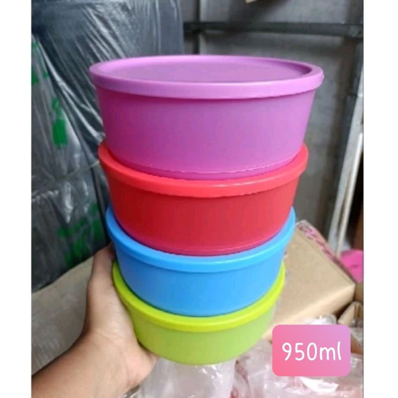 Toples snack tropical round 950ml tuperware eceran 1 pcs