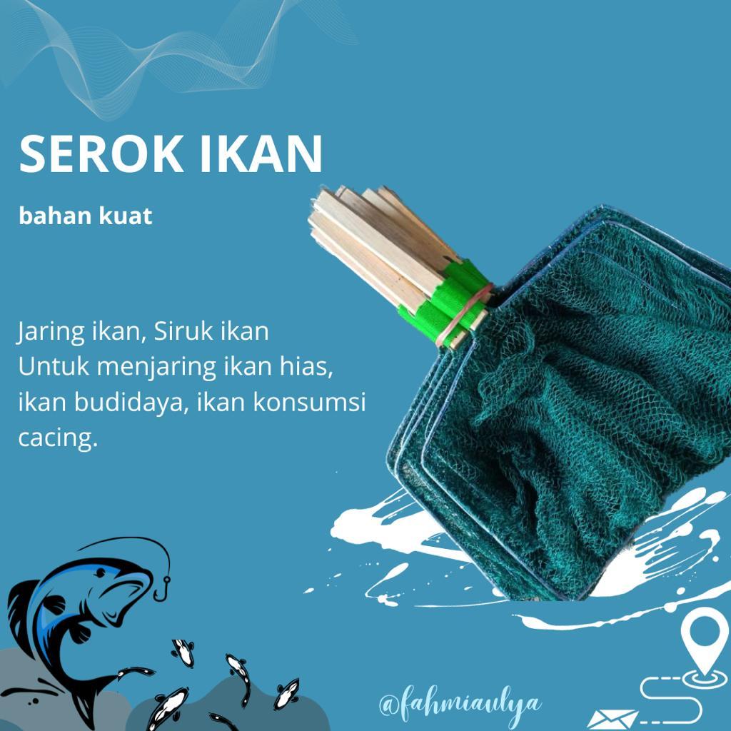 SIRUK IKAN HIAS | JARING IKAN KOI CUPANG DLL