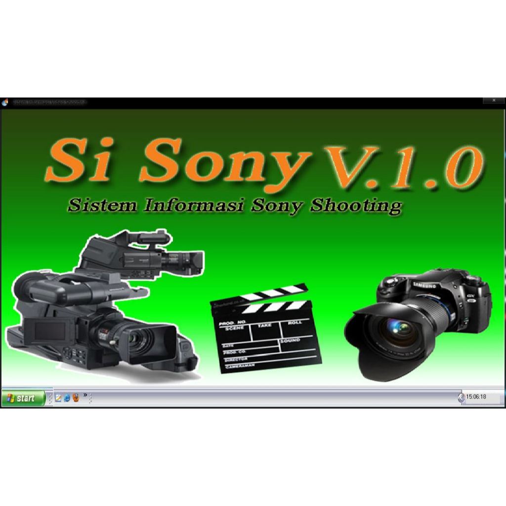 Program Administrasi Peralatan Video Shooting