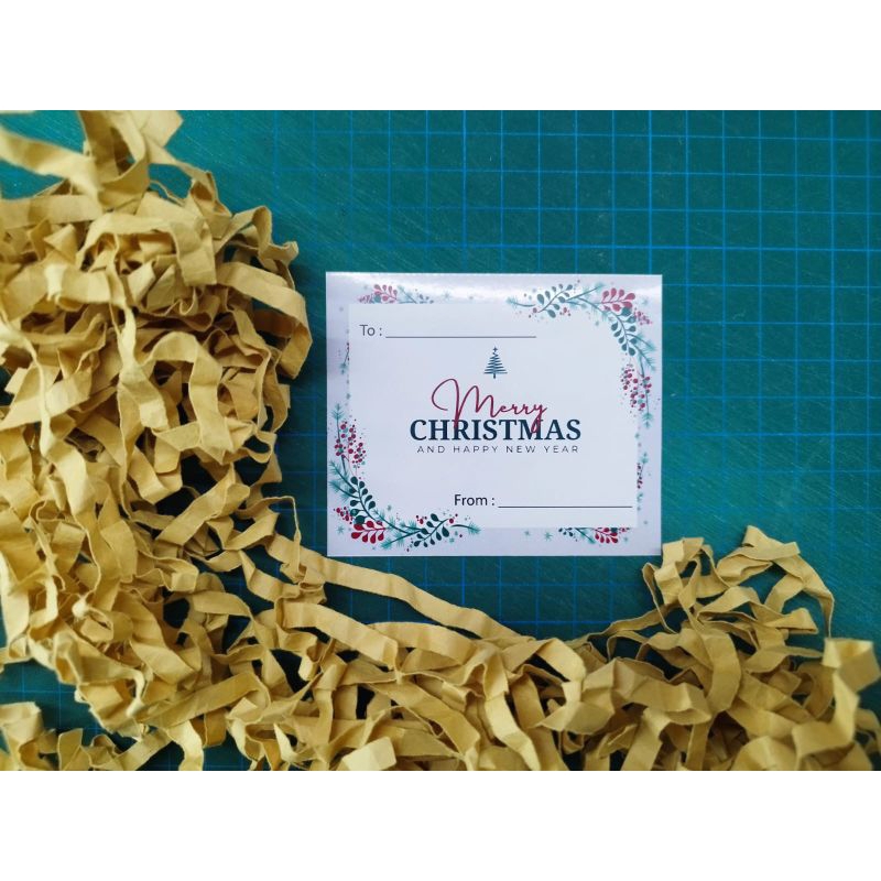 

sticker christmas natal simple classic 20 pcs