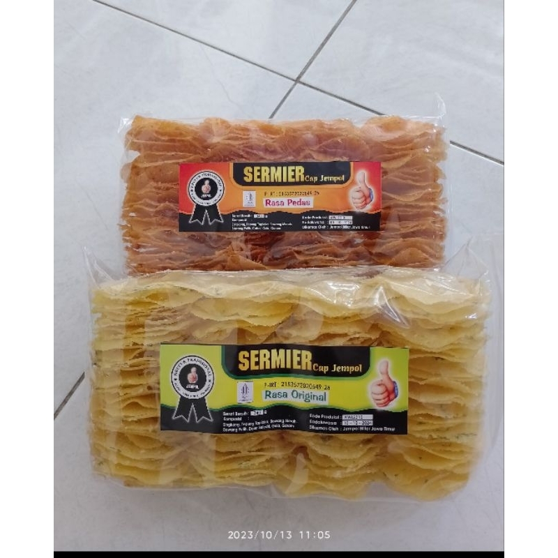 

Krupuk Sermier cap jempol