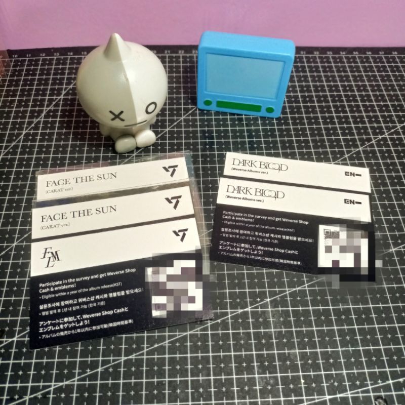 QR Code Weverse Album Enhypen Desire Unleash