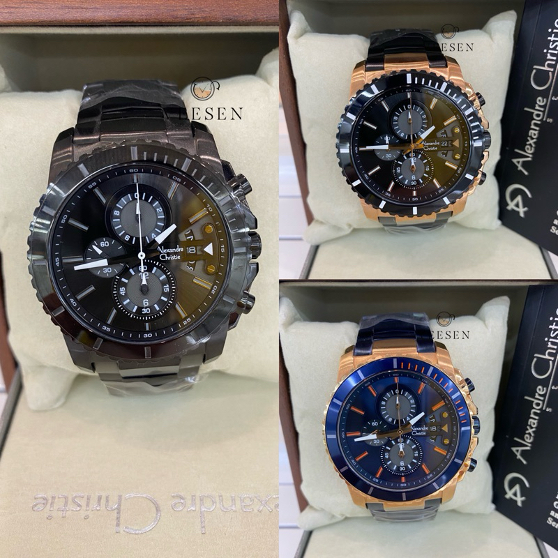 Jam Tangan Alexandre Christie AC 6455 Original Pria