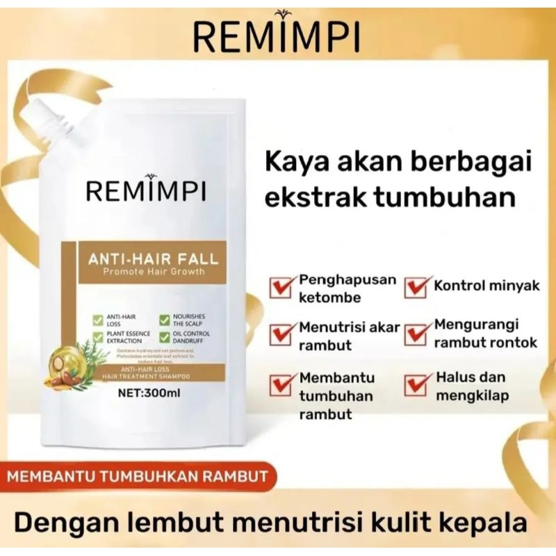 REMIMPI | REMIMPI Anti Hair Fall | Shampo Remimpi Mencegah Rambut Rontok, Gatal, Ketombe | Shampo An