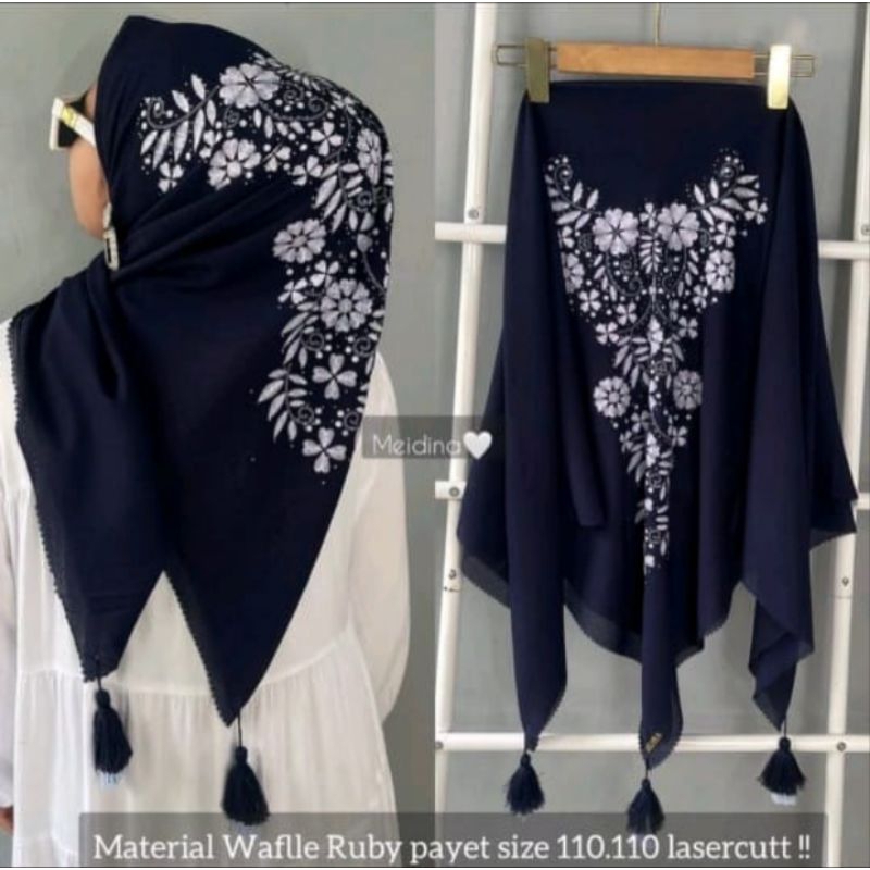 SEGI EMPAT WAFLERUBY MOTIF MEWAH / SEGI EMPAT POTTON STAR MOTIF MEWAH