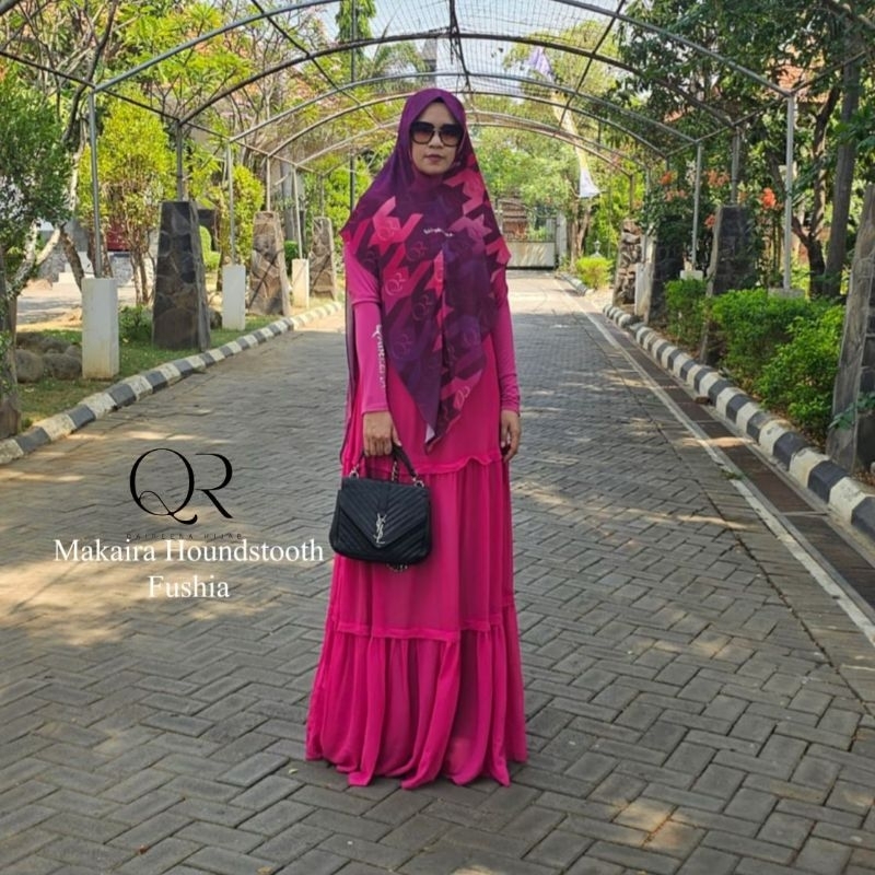 MAKAIRA HOUNDSTOOTH | QAIREENA HIJAB | GAMIS