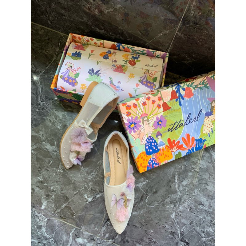 Ittaherl Katnis Slip on Pointy Whisper 40