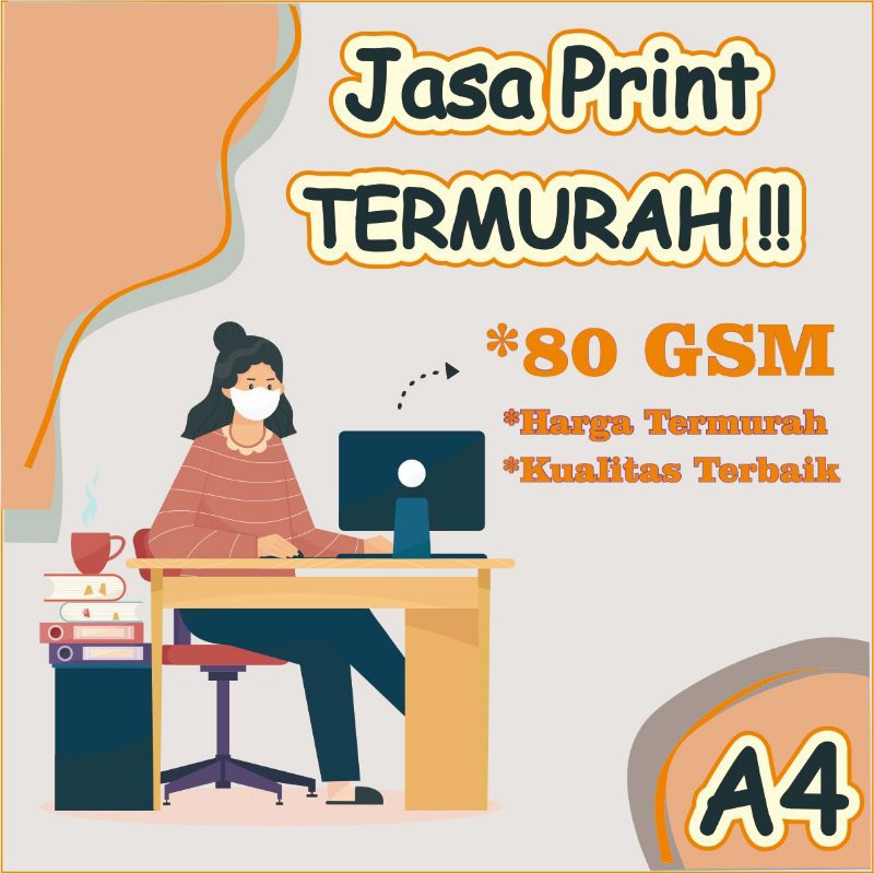 

JASA PRINT TERMURAH CETAK DOKUMEN A4 || 80gsm