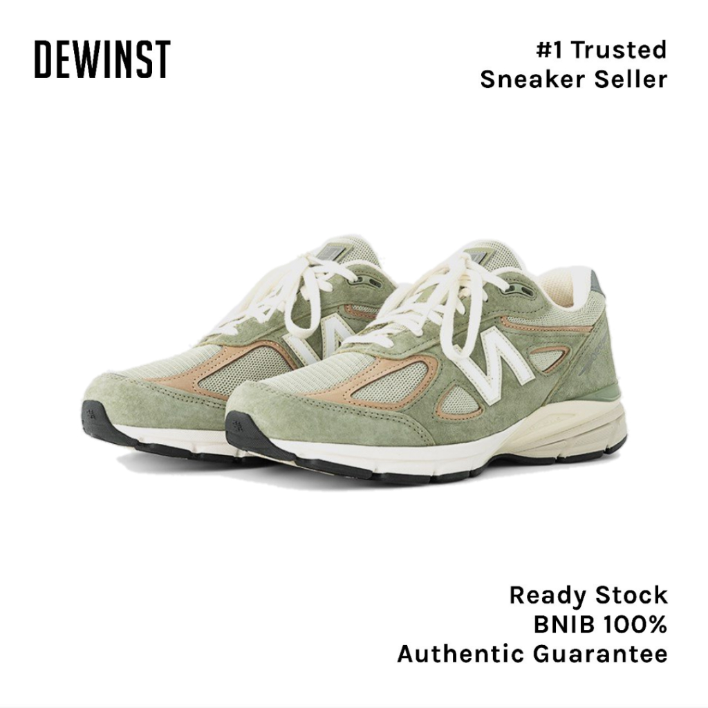 New Balance 990v4 MiUSA Teddy Santis Olive Incense BNIB RESMI ORIGINAL