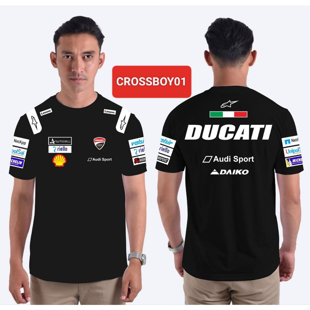 kaos pria ducati motogp racing Mandalika Original Premium