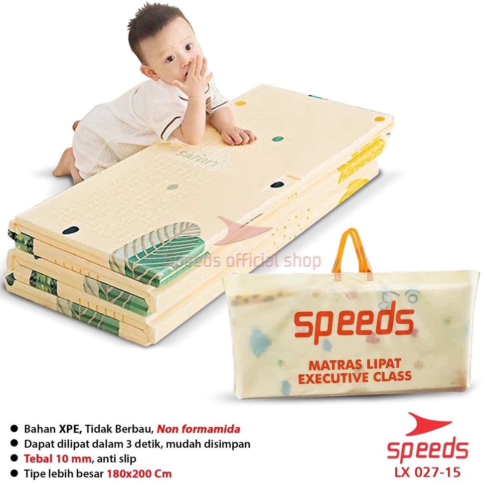 BIG SALE SPEEDS Matras Bayi 180x200 cm Playmat Bayi Karpet Lipat Anak/Bayi Tikar Lipat Foam Matras A