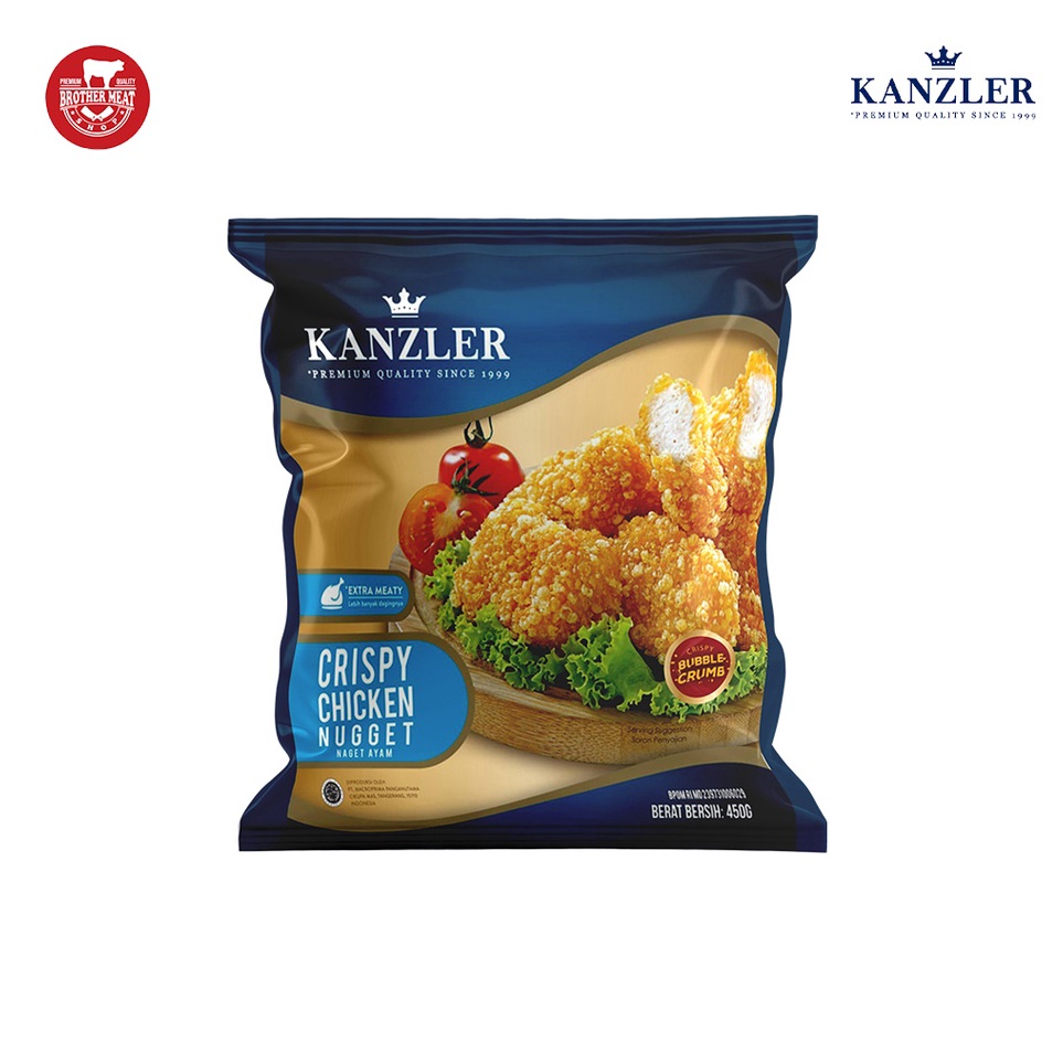 

SFXX1883 Dijamin Ori Kanzler Crispy Chicken Nugget 450gr