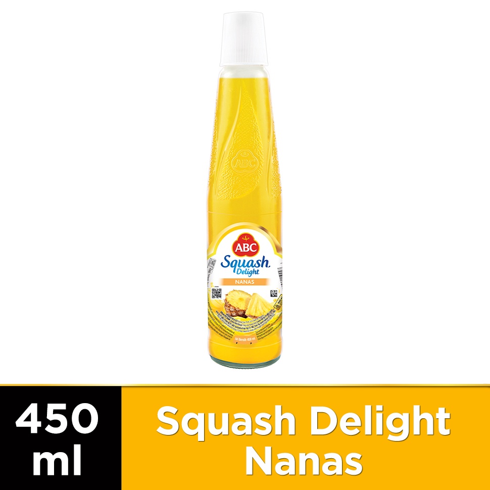 

[✵B8&] ABC Sirup Squash Delight Nanas 450 ml [248]