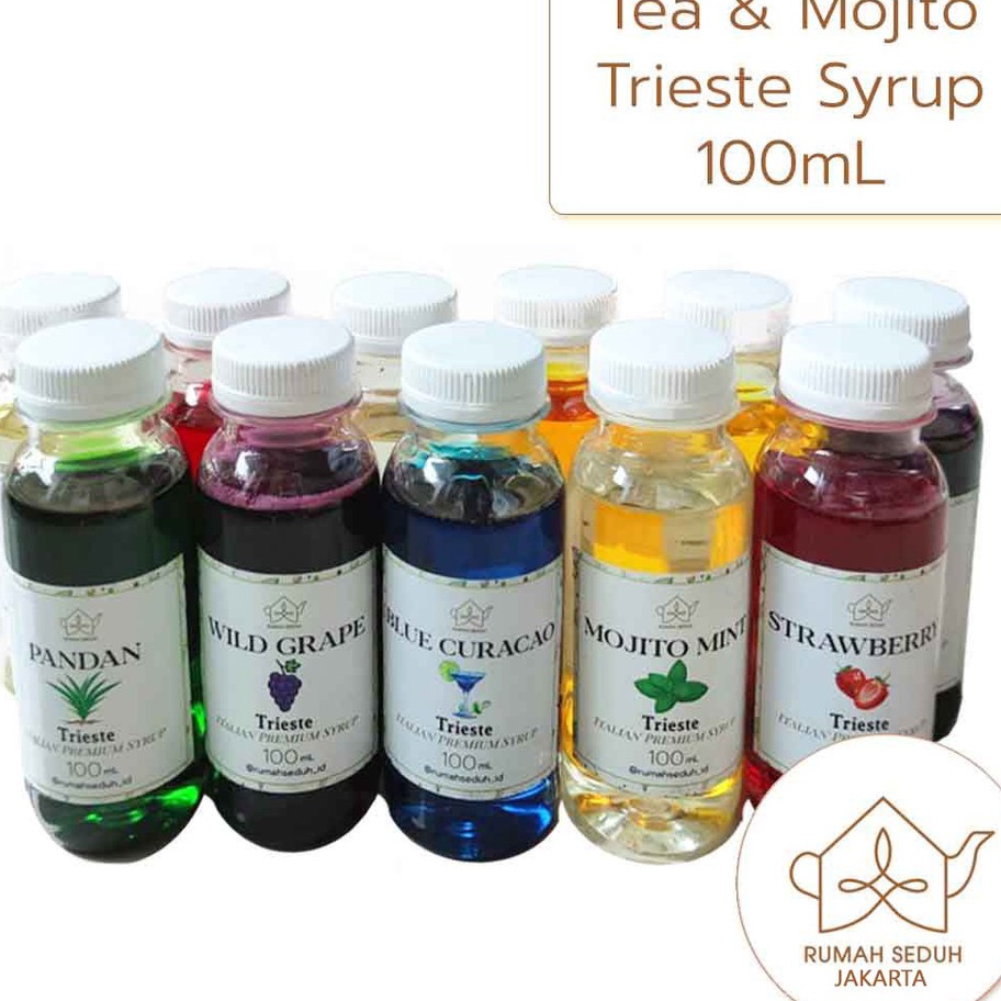 

KGDN8010 STAR Trieste Syrup kecil 100 mL - Sirup Rasa Buah dan Herbal varian Teh dan Mojito