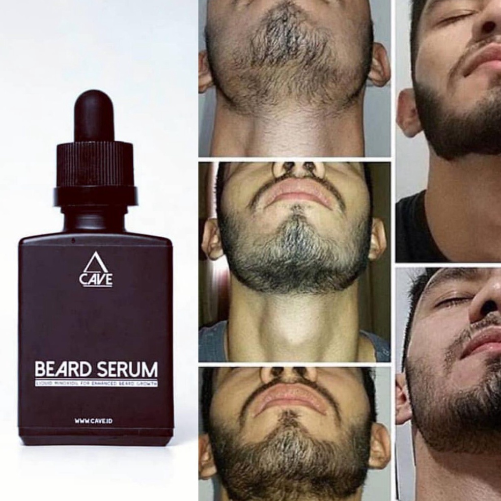 Palng Popul4r Beard Serum Cave Original Penumbuh Alis Kumis Jambang Jenggot Rambut Serum Beard Cave 