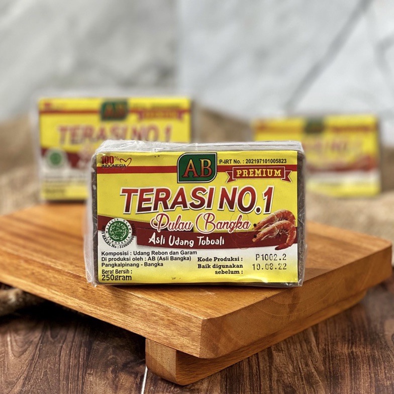 

D!skon Terasi Udang Bangka No 1 Merk AB Asli Udang Toboali 240 gr Flash Buy