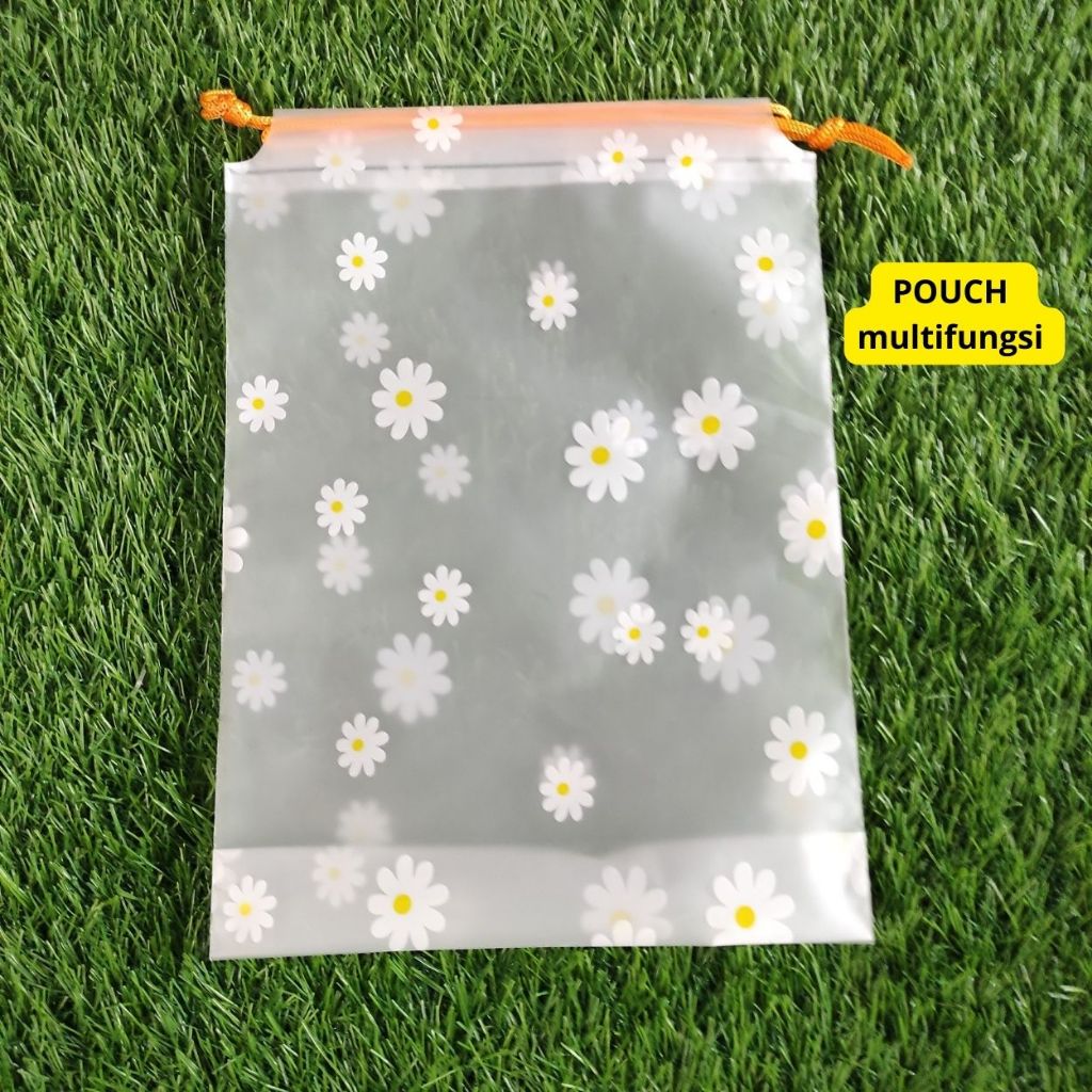 Kantong Pouch Travel Mini Plastik Motif Lucu