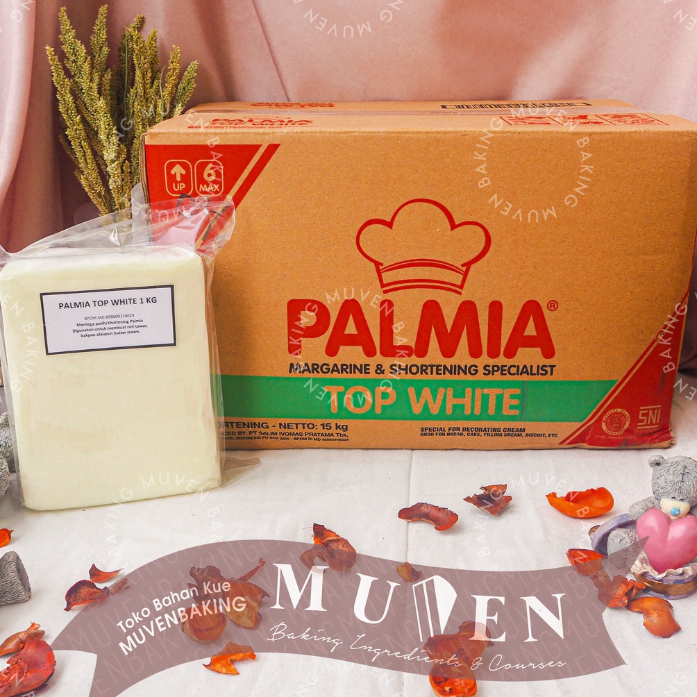 

[✥A75<] MENTEGA PUTIH PALMIA TOP WHITE 1 Kg / SHORTENING [18]