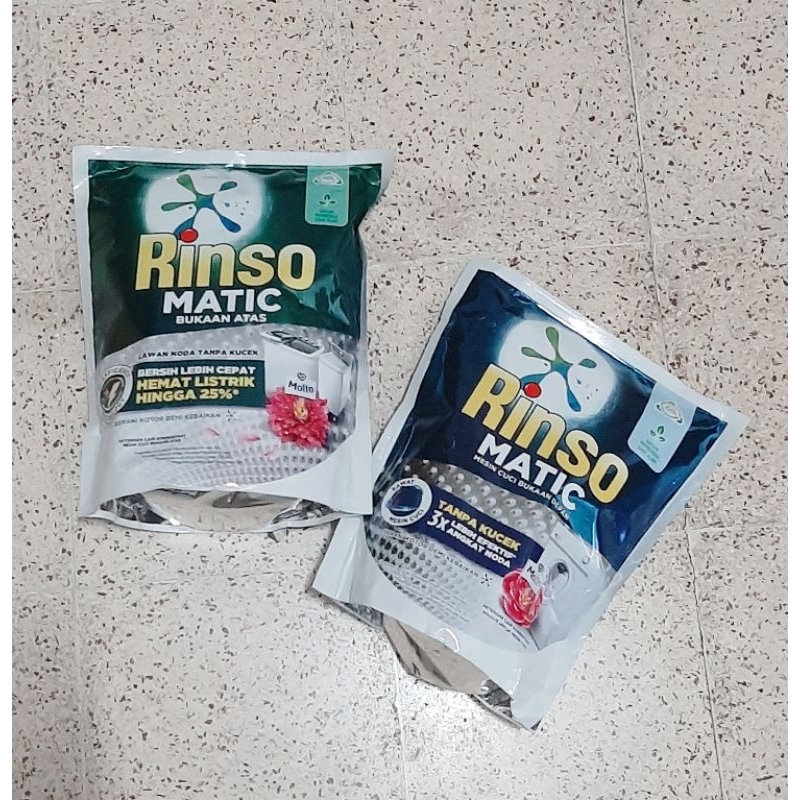 Rinso Matic Detergen Cair Bukaan Atas Bukaan Depan 1.45L, Rinso Matic Front Load Top Load 1.45 L
