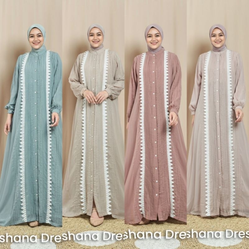 NEW ASHANA DRESS ORIGINAL MAREVI (ADA SIZE STANDAR DAN JUMBO)
