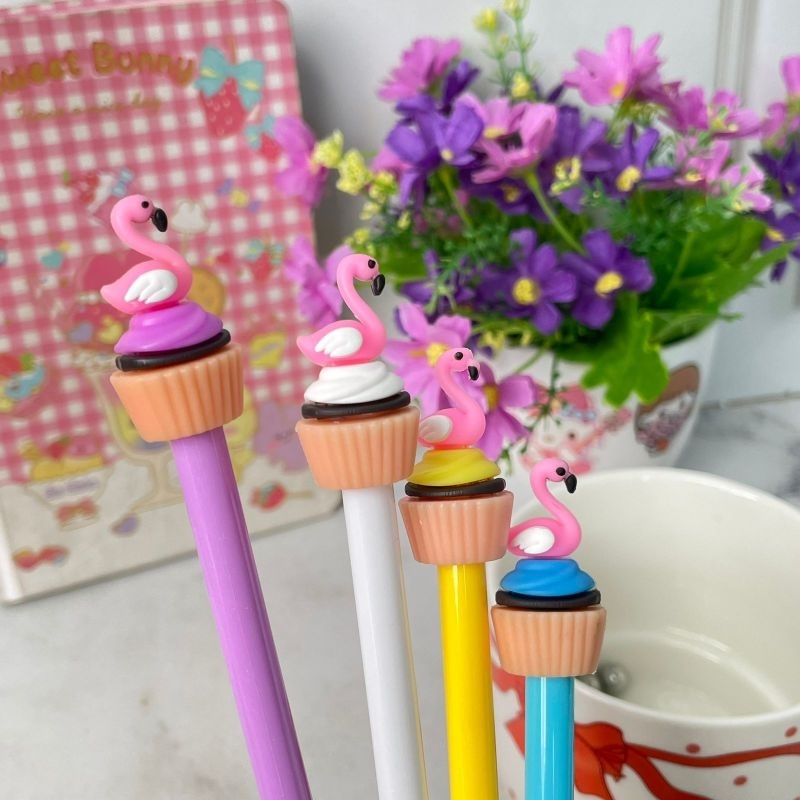 

Pulpen Gel Flaminggo Cake Pen Gel Unik Alat Tulis Sekolah Aesthetic Korea Kekinian Termurah