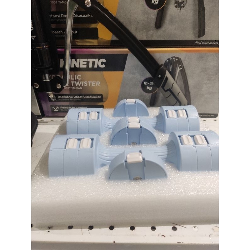 Krisbow set 2 pcs adjustable dumbbell 5kg/dambel