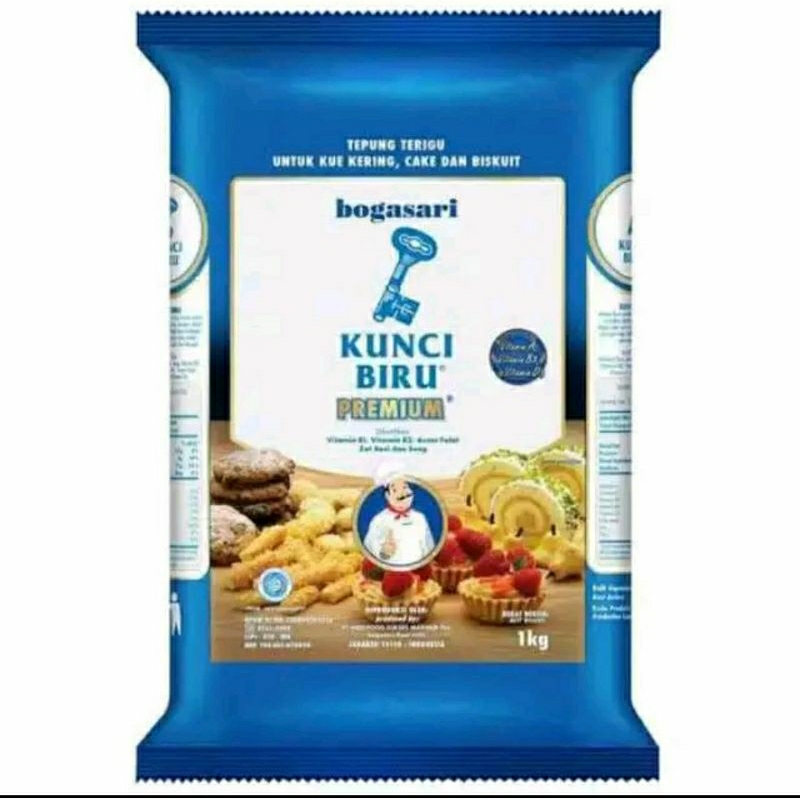 

tepung terigu kunci biru premium 1kg