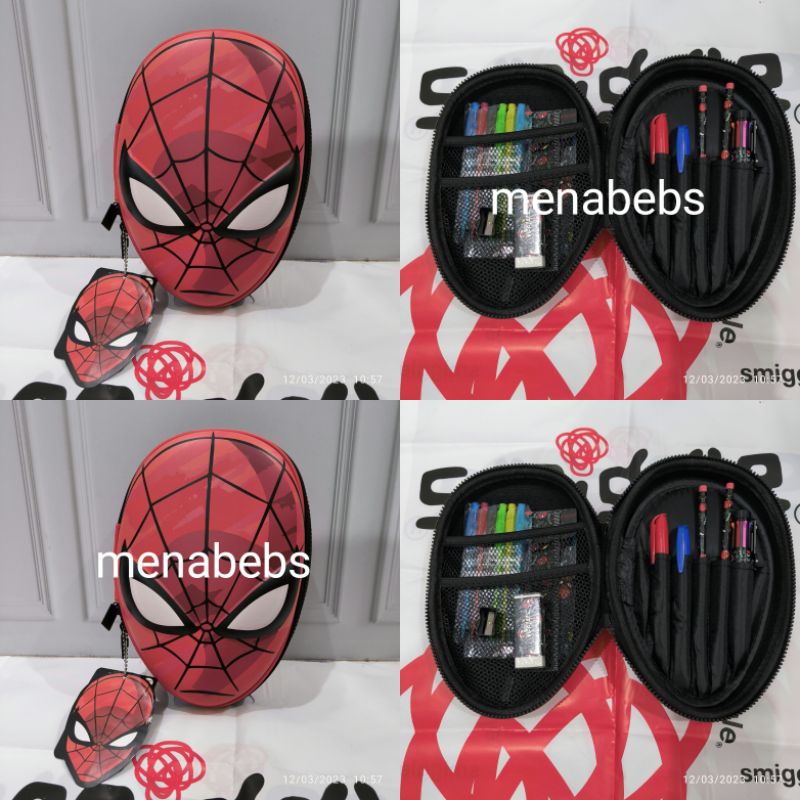 

Smiggle Pencil Case Hardtop Marvel / Spiderman Original