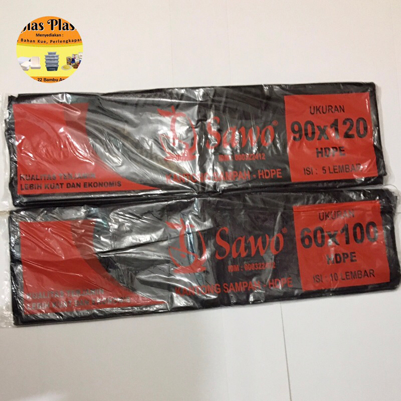 Plastik Sampah Tebal 90x120