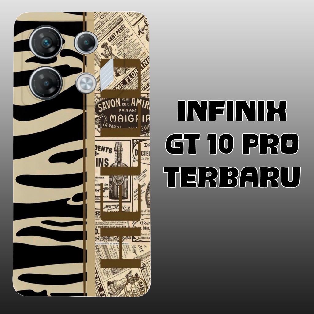 DRK-5 Custome Case INFINIX GT 10 PRO Terbaru Softcase Premium Silicone Lentur Pelindung Handphone